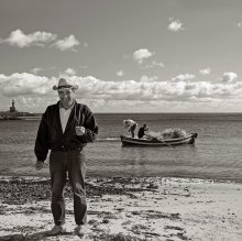 Seekers von Steinen und Fisch / ***
