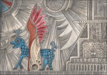 Indian Spirit, geopfert, und seine blauen Hund / ***