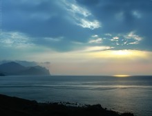 Über den Abend am Meer / ***