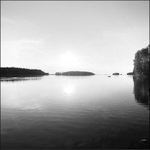 Abendstimmung am See Yanisyarvi / ***