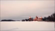 Abend am See in der Nähe von Trakai Burg Galve / ***
