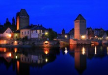 Serata Strasburgo / Francia, al confine con la Germania