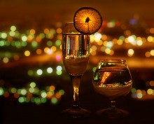 Cocktail "Night Lights of the City" / *****