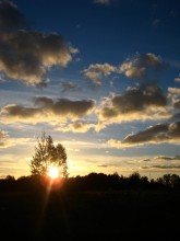 Flying Wolken ... Flying high ... / ......