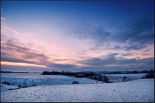 Über Winterabend ... / __________