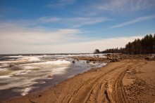 Frühling auf dem Ladoga-See ... / ***