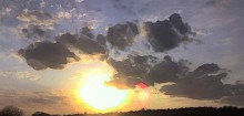 Akvarelevy Sonnenuntergang / ***