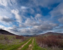 ... Auf dem Weg mit den Wolken ... / ***