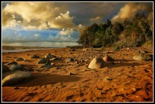 Sunset nach dem Sturm .... / ***