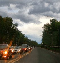 Die Straße, die regen .... / ***