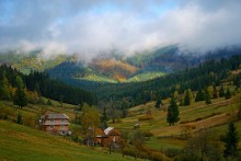 Viel weniger Sonne schien ... Im Herbst in den Karpaten / ***