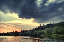 Der scheidende Sonnenuntergang / ***
