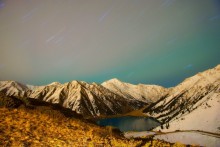 Autumn Nacht im Big Almaty-See (3) / ***