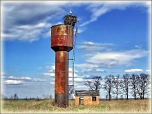 Landschaft mit Turm / ***