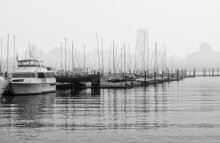 Über der Yacht / .....