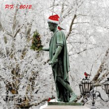 Weihnachtskarte. / ***
