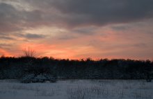 Winter-Sonnenuntergang / ***