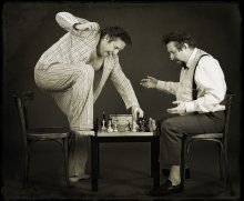 Matt in drei Zügen (Schach-Spiel auf der Station Nummer 6) / ***