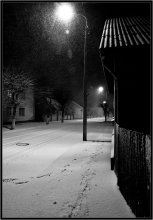 Nacht, Straße, Lampe ... / ***