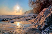 Sonnenaufgang im Winter auf dem Meer / ***