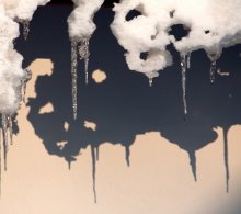 im Winter, nicht das Gesicht einer Frau / ***