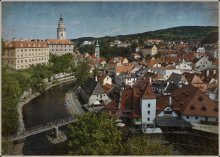 Postkarte aus Cesky Krumlov / ***