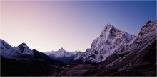 aurora / Nepal, Sagarmatha National Park,view from the Cho La pass (5,420 m)