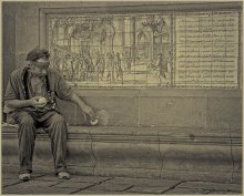 Bettler und orange / ***
