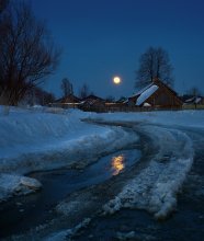 Abend im Dorf / ***