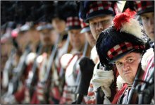 Out of Line / Waterloo is a small town near Brussels. It's famous because the army of Napoleon was beaten here in June 1815. This battle is replayed every year. Many people come dressed in original uniforms with their guns, horses...from all over Europe and Russia.