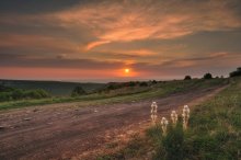 Sunset at Tash-Dzhargane. / ***