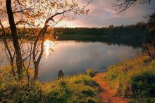 Am Abend am See / * * *