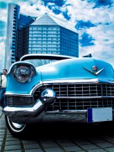 Cadillac in der Bibliothek / ***