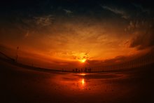Sunset the stadium / ...