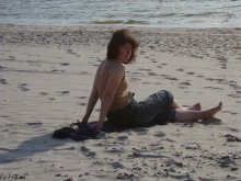 Vera obdachlos und das Meer. / ***