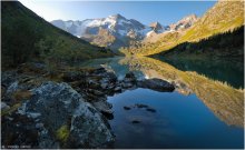 Die Transparenz des Berges in den Morgen / ***