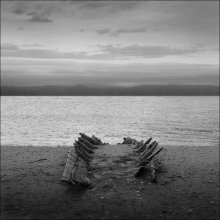 Irkutsk, Angara, 2012 / B&W Photo