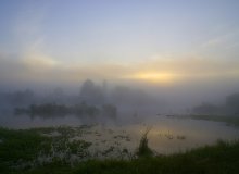 Morgen auf dem Fluss Altarm / ***