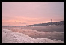 Sonnenuntergang am Dnjepr / charmestudio