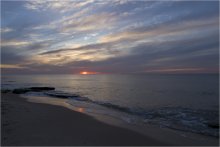Die Januar-Sonnenuntergang ... / ***