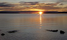 Startseite Sonnenuntergang. / ***