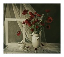 Mit Mohnblumen ... / ***