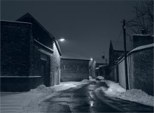 Angerville im Schnee. / ***
