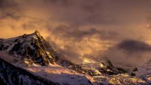 Sonnenuntergang in Chamonix / ***
