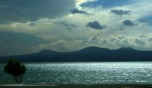  / Mountainus lake Sevan, Sunset sights, Armenia