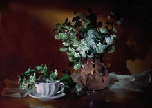 Tee mit Blumen / ***
