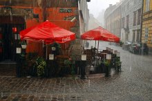 Regen in Krakau / 2010