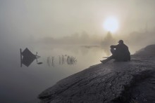 da hinter dem Nebel / ***************
