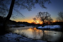 Abend Wintertag ... / ***********************