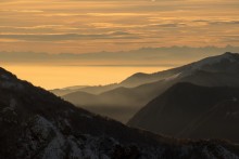 Nebel bei Sonnenuntergang / ***